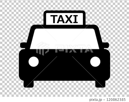 Taxi icon (silhouette) Taxi icon (silhouette) 120862385