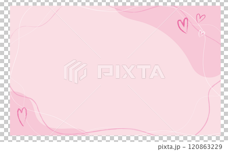情人節心形圖案可愛背景插畫素材 120863229