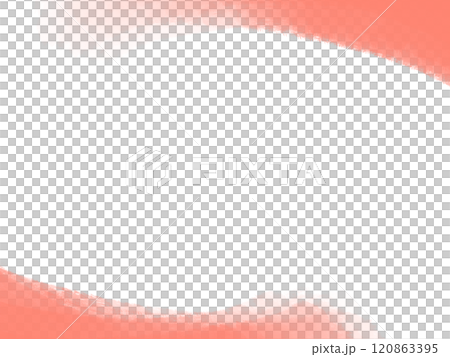 刷畫軟紅色弧形框水彩畫 120863395