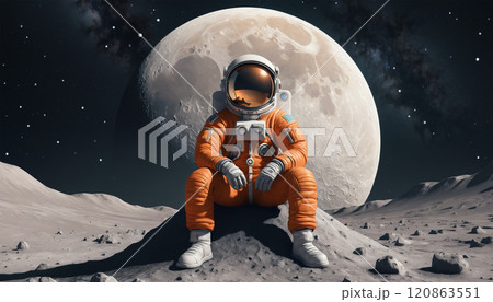 astronaut in outer space 120863551
