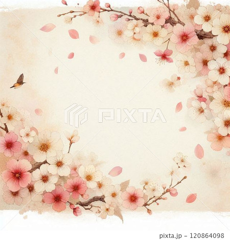 桜　サクラ柄　ソメイヨシノ 120864098