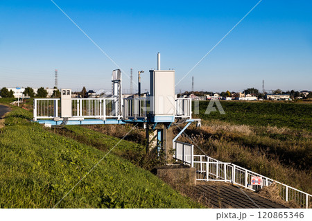 川越市 天の川排水機場よこの田端樋管 川越市 天の川排水機場よこの田端樋管 120865346