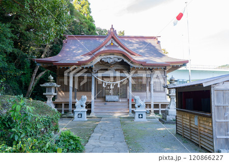 立磐神社の風景（日向市美々津町） 120866227