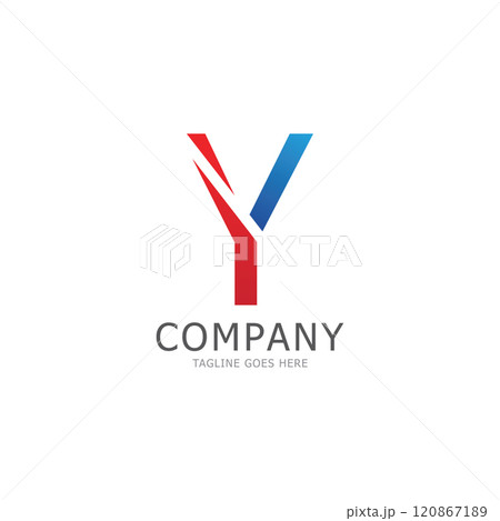 y letter logo template vector illustration icon 120867189
