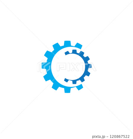 gear  setting icon vector design illustration 120867522