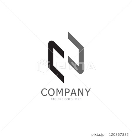 alphabet N letter logo and symbol vector icon 120867885