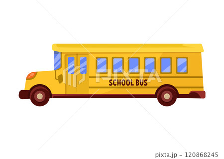 School Bus Transport for Carrying Pupil Vector Illustration School Bus Transport for Carrying Pupil Vector Illustration 120868245