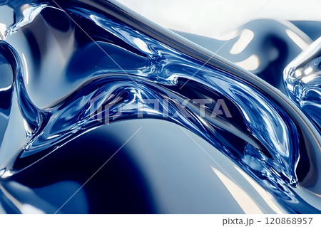 liquid in motion background, generative AI 120868957