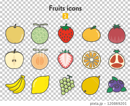 水果圖示集合 02 顏色 120869201