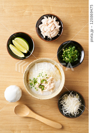 アジア風お粥 120869475