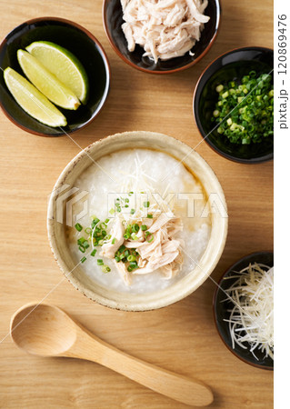 アジア風お粥 120869476