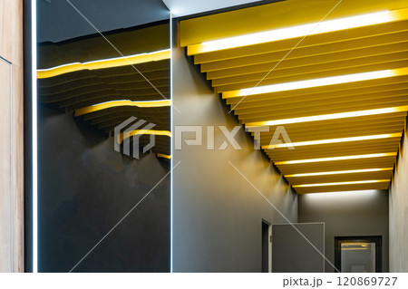Modern ceiling conference room with ceil rails 120869727