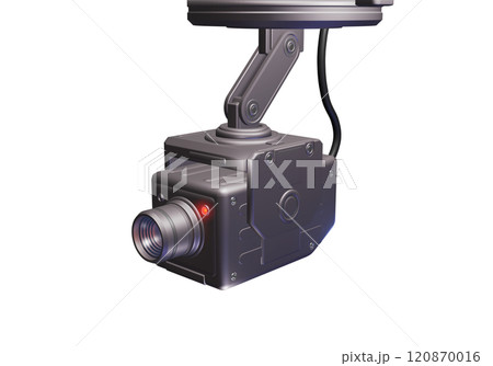 防犯イメージ (防犯カメラ/監視カメラ)透過素材 防犯イメージ (防犯カメラ/監視カメラ)透過素材 120870016