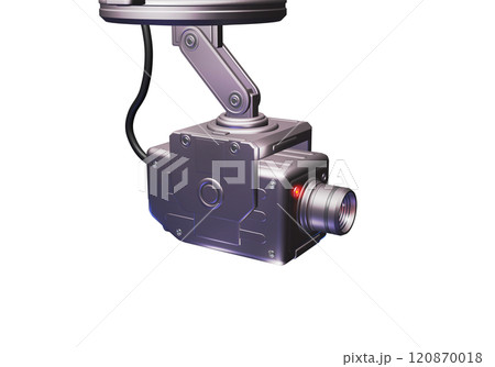 防犯イメージ (防犯カメラ/監視カメラ)透過素材 防犯イメージ (防犯カメラ/監視カメラ)透過素材 120870018