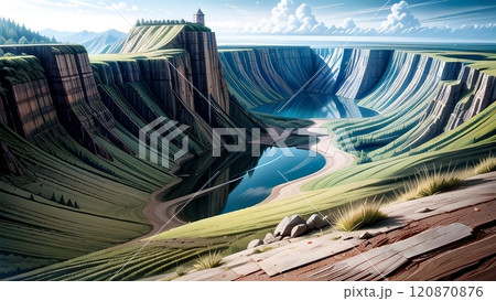 壮大な渓谷 壮大な渓谷 120870876