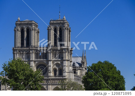 パリ　ノートルダム大聖堂 120871095