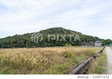 麓から見た耳成山（大和三山） 120871212