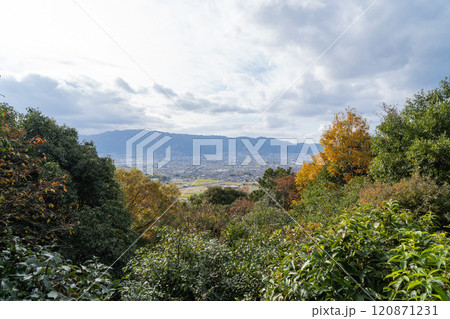 畝傍山の山頂から見た景色（大和三山） 120871231