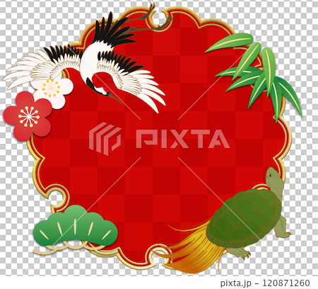 Golden snowflake and pine, bamboo and plum background material Golden snowflake and pine, bamboo and plum background material 120871260