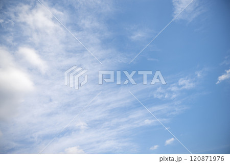 冬の空 冬空 青空 晴れ 【神奈川県 鎌倉市】 120871976