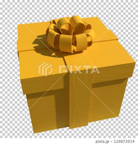The Yellow gift box for celebration or holiday concept 3d rendering. The Yellow gift box for celebration or holiday concept 3d rendering. 120872014