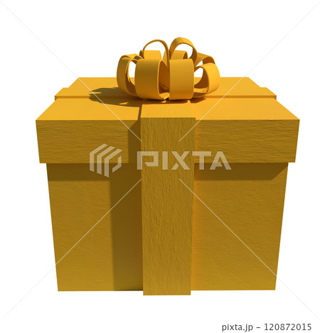 The Yellow gift box for celebration or holiday concept 3d rendering. 120872015