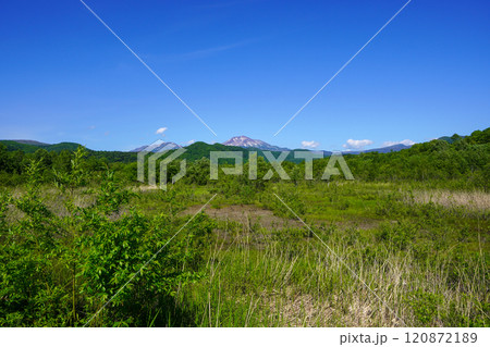 望郷広場から見る旭岳（大雪山系） 120872189