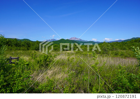 望郷広場から見る旭岳(大雪山系) 望郷広場から見る旭岳(大雪山系) 120872191
