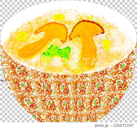 松茸飯的插圖 120872197
