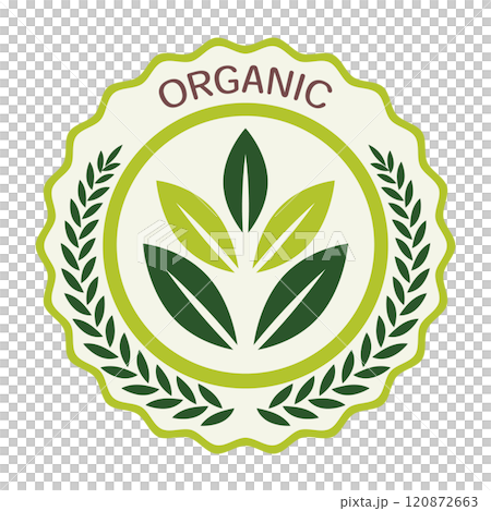 Organic emblem 120872663