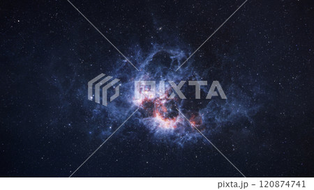 Amazing deep space with stars, galaxy and nebulae. Beautiful starry sky Amazing deep space with stars, galaxy and nebulae. Beautiful starry sky 120874741