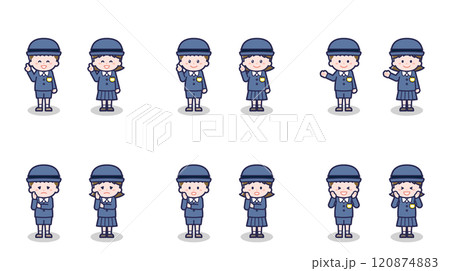 男女の幼稚園児 03 男女の幼稚園児 03 120874883