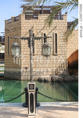 City architecture in oriental fairytale style 120875006
