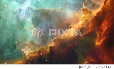 Incredibly beautiful galaxy in outer space. Billions of galaxies in the universe. Abstract space background. Galaxy Creative 120875148