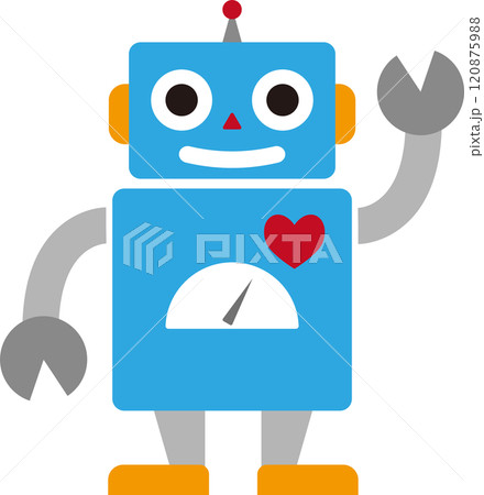 レトロなかわいいロボット 120875988
