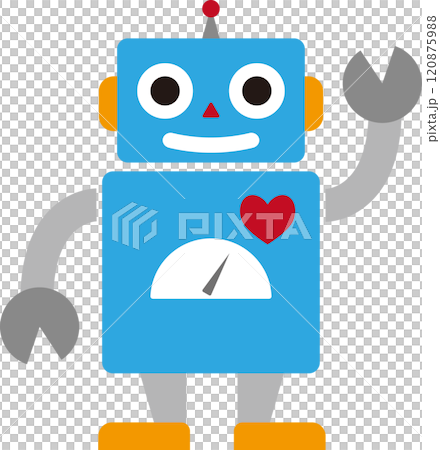 レトロなかわいいロボット 120875988