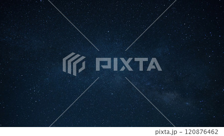Dark starry night sky Milky Way and stars on a dark background. Starry night sky. Cosmos. Space 120876462