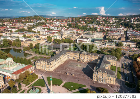 Schlossplatz in Stuttgart, Germany, travel landscape 120877582
