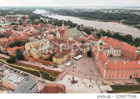 Old city in Warsaw, travel destinations European concept 120877586