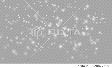 Realistic falling snow with snowflakes and clouds. Heavy snowfall, snowflakes in different shapes and forms. Many white cold flake elements on transparent background. Snowfall. Falling Snowflakes Realistic falling snow with snowflakes and clouds. Heavy snowfall, snowflakes in different shapes and forms. Many white cold flake elements on transparent background. Snowfall. Falling Snowflakes 120877609