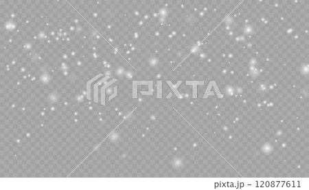 Realistic falling snow with snowflakes and clouds. Heavy snowfall, snowflakes in different shapes and forms. Many white cold flake elements on transparent background. Snowfall. Falling Snowflakes Realistic falling snow with snowflakes and clouds. Heavy snowfall, snowflakes in different shapes and forms. Many white cold flake elements on transparent background. Snowfall. Falling Snowflakes 120877611