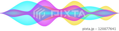 Colorful overlapping sound waves are creating a vibrant and dynamic visual representation of a digital audio signal, symbolizing music, sound design, or audio technology Colorful overlapping sound waves are creating a vibrant and dynamic visual representation of a digital audio signal, symbolizing music, sound design, or audio technology 120877641