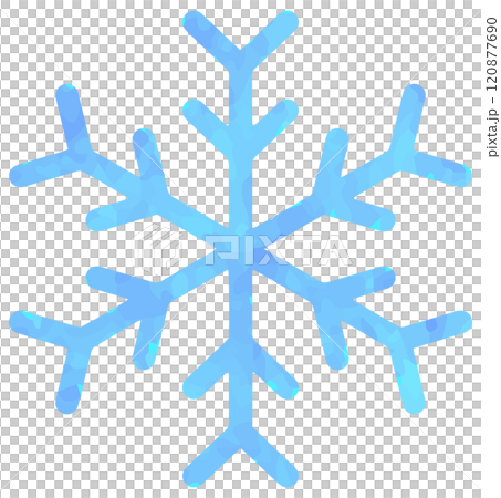 雪花插畫向量素材 雪花插畫向量素材 120877690