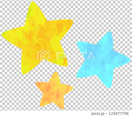 Star illustration set vector material 120877706
