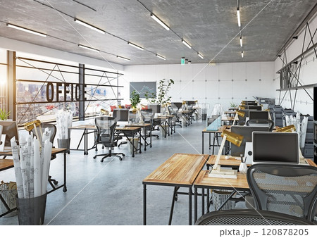 modern office interior, modern office interior, 120878205