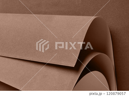 Stylish mocha mousse paper texture with a modern tone 120879057