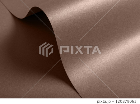 Trendy textured paper background in mocha mousse color 120879063