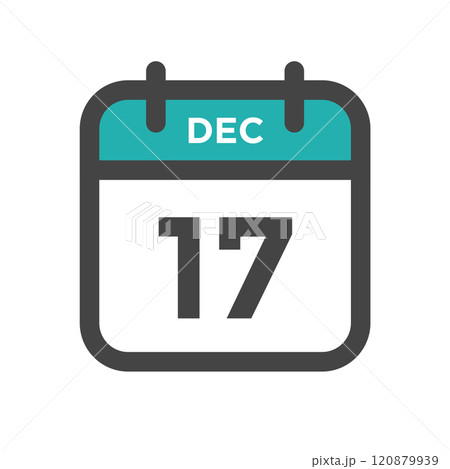 December 17 Calendar Day or Calender Date for Deadlines or Appointment 120879939