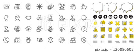 Set of Timer, Download photo and Cash back line icons for web app. Design elements, Social media icons. Co2 gas, Journey, Winner podium icons. Dish, Qr code, Report document signs. Vector Set of Timer, Download photo and Cash back line icons for web app. Design elements, Social media icons. Co2 gas, Journey, Winner podium icons. Dish, Qr code, Report document signs. Vector 120880605