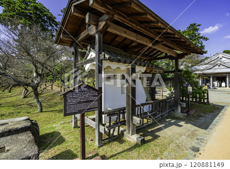 小田原城 銅門 礎石と土壁模型 神奈川県小田原市 小田原城 銅門 礎石と土壁模型 神奈川県小田原市 120881149